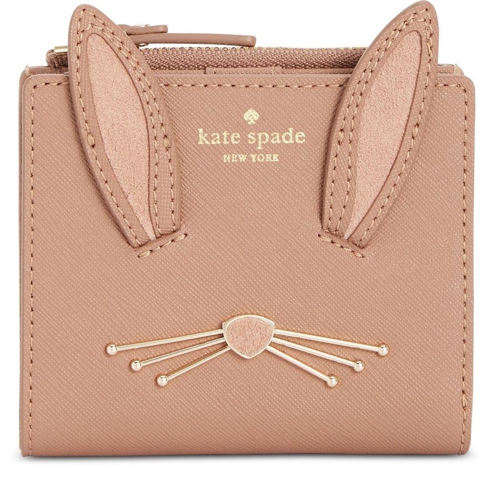Kate Spade Adalyn Desert Muse Bifold Rabbit Wallet